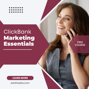 Read more about the article Discover a new way to earn plutocrat money and let your income exceed your expenses and become financially free. The simple steps are discussed in “Clickbank Marketing Essentials” which is a video course that is 100% free for you with resell rights and this video course is also free to download