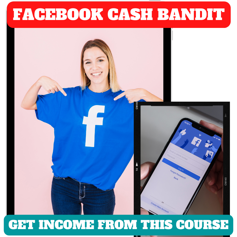 You are currently viewing “Facebook Cash Bandit” is a video course that will teach you why you should be marketing your business through Facebook and how to make money out of it while working from home. A useful video everyone who wants to earn  real income. Become an entrepreneur in just a few months learning the skills from this amazing video course.This  is 100% free with resell rights and it is free for downloading