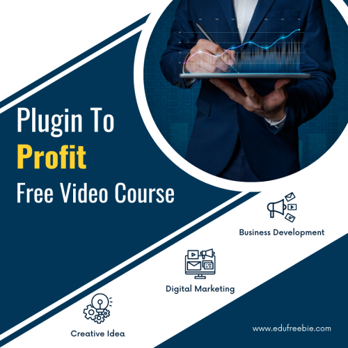 100% Free VIDEO COURSE “PLUGIN TO PROFIT” with resell rights and free to download. This video course is amazing as you can learn to earn a huge amount of income every day and start an online business that is highly scalable. You don’t have to work for hours to make money. This video course is the easiest and fastest way to make money