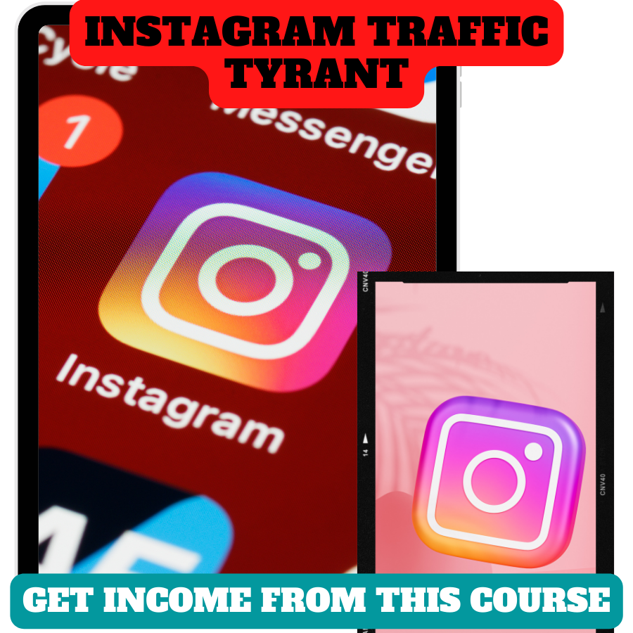 You are currently viewing 100% Free and 100% free to download video course with master resell rights. Watch this amazing video course “Instagram Traffic Tyrant” for learning the technique of earning plutocrat money and becoming a millionaire with Instagram