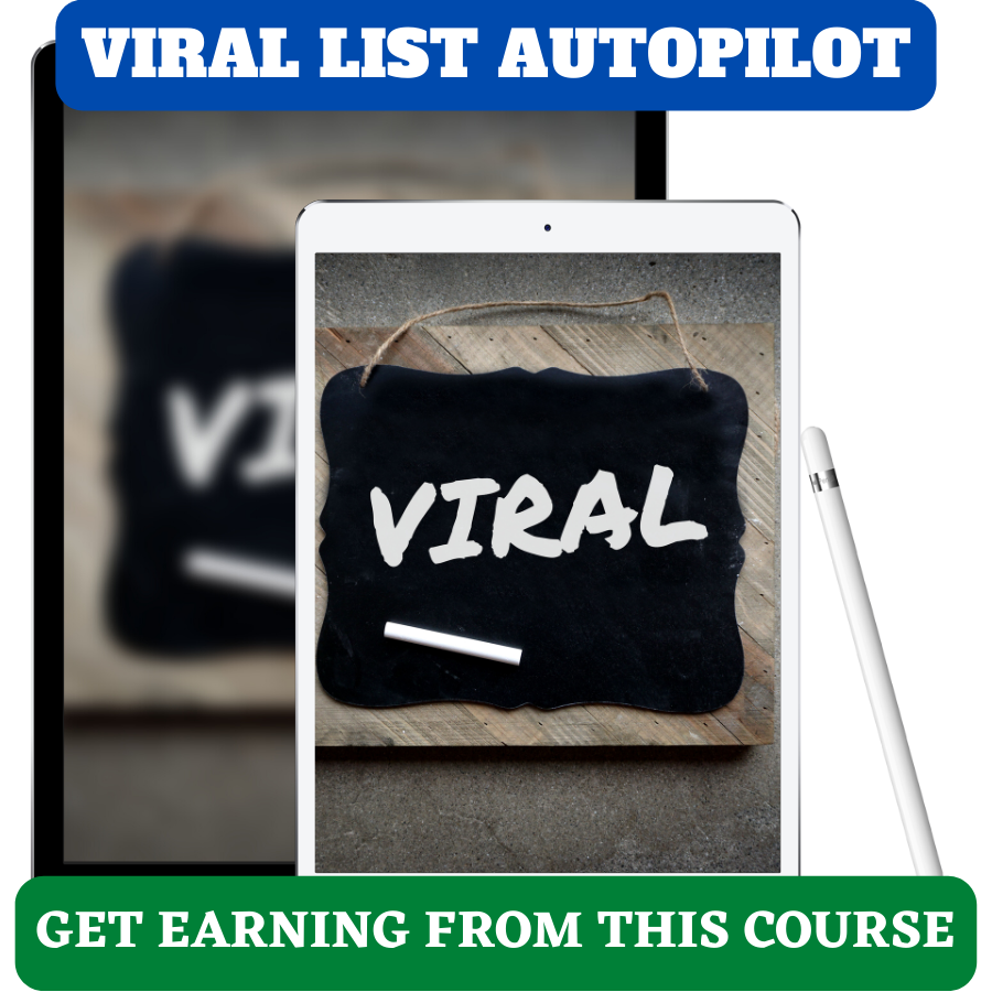 You are currently viewing 100% Free video course “Viral List Autopilot” with master resell rights and 100% free to download.The kind of goals that you set represents your passion. This is a video course that will help you to decide your aims to do a profitable business and make maximum income out of it. Mystery revealed for becoming Professionally and financially successful. “Viral List Autopilot” is 100% free with resell rights and is free to download. Don’t lose the chance to earn big money working from home