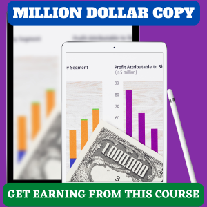 Read more about the article This video tutorial is for absolute beginners who know how to start your online business. Learn some ways to save time, get a stable income, and reduce your workload. Tips for making maximum cash by outsourcing are uncovered in this video course “Million Dollar Copy”. Be the master of online business through this mind-blowing video course through which you will get huge cash, become an entrepreneur, and do everything you always dreamed of. This Video course is 100% free with resell rights and is free to download