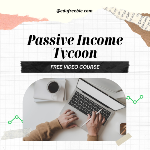 100% Free Video course “PASSIVE INCOME TYCOON” for you to master your destiny. This video course is Free with resell rights and free to download. By learning through this video course you can spinn money easily and this video course is just like a guide to making your dreams a reality