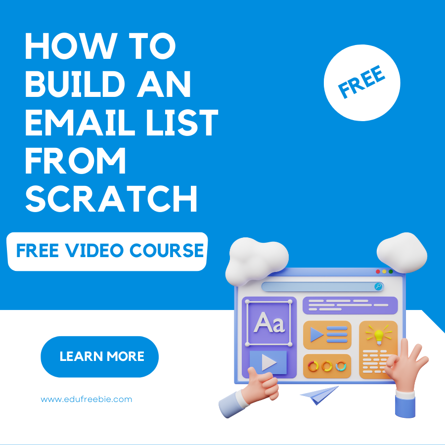 You are currently viewing “How To Build List From Scratch”- Become an entrepreneur and make huge passive income for your online business. Secret unfolded for becoming commercially successful. This video course is 100% free with resell rights and is free to download. Learn the simple steps to make your every day,  a day with heavy cash flow