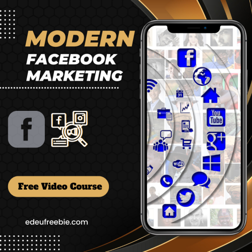 You can earn money through Facebook and build your own online business.  Ideas for making maximum profits by working on Facebook for a little time are revealed in this video course “Modern Facebook Marketing”. This video course is 100% free for you with resell rights and free downloading.