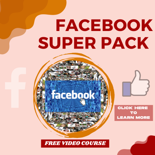 Build a profit-making online business of your own through your Facebook and uncover the simple steps for making money in this video course “Facebook Super Pack Video” which is 100% free for you with resell rights and download are also free. A new way for making money only for you, get paid instantly