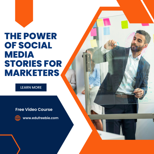 100% free video course “THE POWER OF SOCIAL MEDIA STORIES FOR MARKETERS” with resell rights  and free to download. Informative video course and a sure shot  winning techniques in simple steps for you in this video.