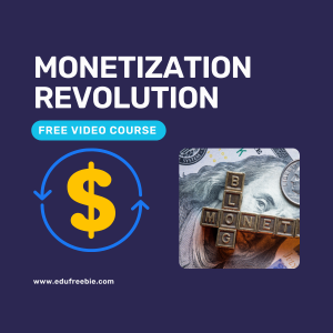 Read more about the article This video course “MONETIZATION REVOLUTION”  is going to surprise you with great earnings and lots of spare time to do your other important work. this video course is 100% free with resell rights and free to download. learn the mysterious technique to become rich very fast by working on social media. make a way for attracting big cash and good luck as you always dreamed of. fast and easy way to start making huge profits and make money online while at home