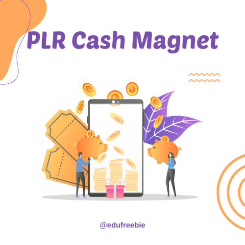 100% free to download with master resell rights “PLR CASH MAGNET” is here through which you will Accomplish all your dreams and income goals to be happy and successful