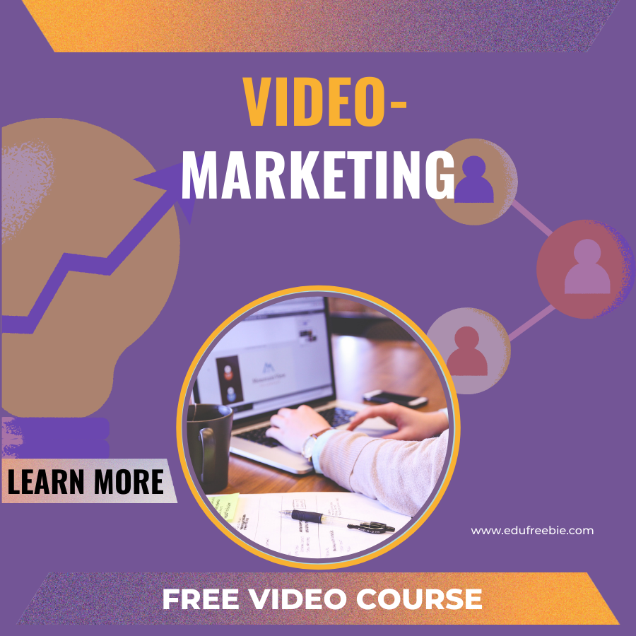 You are currently viewing Watch this video tutorial “Video Marketing” to get unexpected cash flow and it will get doubled in your account every second. This course is 100% free for you with resell rights and you can also download it for free. Start your income from the very first day of learning video marketing