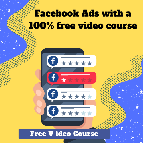 100% free video course for everyone with resell rights “Facebook Ads ”, is to reveal a secret way to make an income while making an impact. The technique of earning big money every day by working part-time through this video course