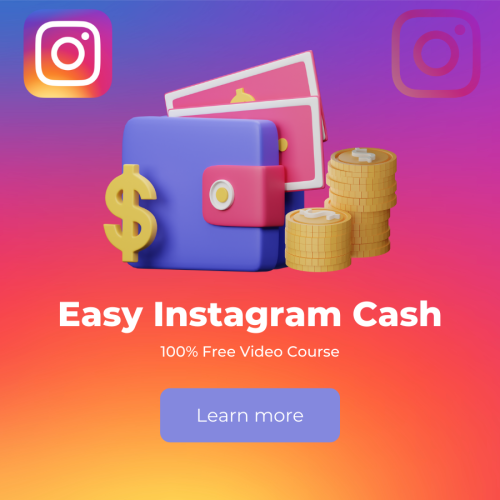 Know how to increase cash in your bank account through Instagram. Value your time by investing your time to learn the ways of making money through this fabulous video course “Easy Instagram Cash” which is   100% free with resell rights and is free to download