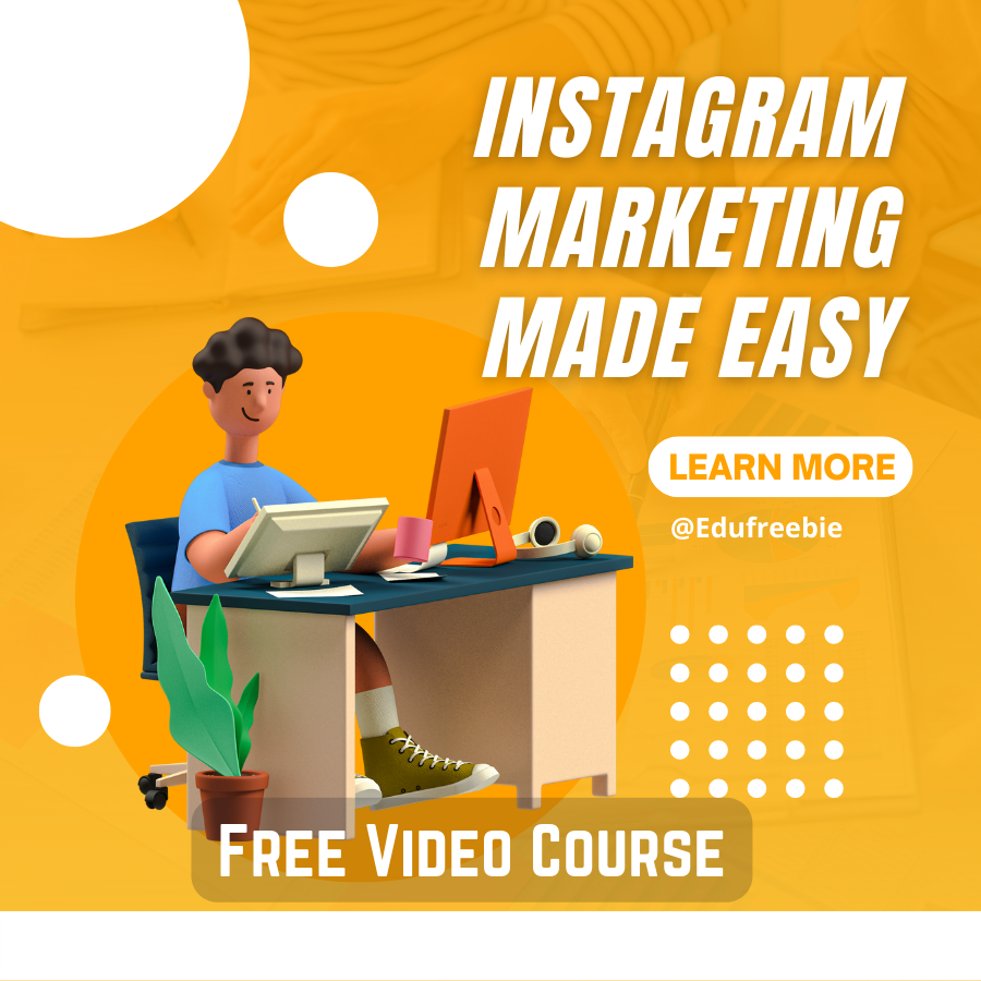 You are currently viewing If you are interested to earn big money online, here is a chance to bring in limitless cash online with Instagram and do it at home with this video course “Instagram Marketing Made Easy”. This tutorial will set you on the correct road to big earnings in very less time. This video course is 100% free for you with resell rights and it is free to download