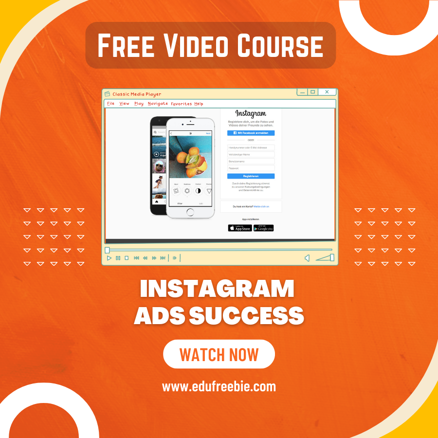 You are currently viewing Make money that can buy you the luxury and set your mind to win through this video course “Instagram Ads Success”. This video course is 100% free with resell rights and is free to download. This video course will teach you the easiest technique to earn online money with just a single click