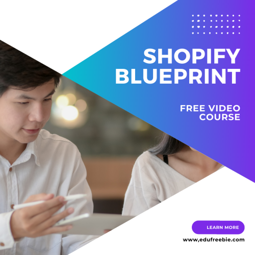 SHOPIFY BLUEPRINT Is a complete video course that will make you rich. This video course is 100% free with resell rights and free to download. You will start earning as soon as you watch this video course. The steps for earning big money fast are explained in very easy steps that anyone can understand. Zero investment is required to build a business through this video course and it’s a work from home. Earn a large sum of money with a single click on your mobile without any experience