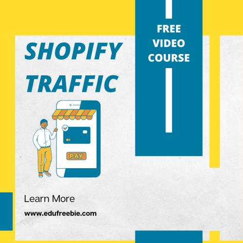 Stay ahead of everyone in the world and make good money by learning the skills through “SHOPIFY TRAFFIC”. This video course is 100% free with resell rights and is free to download. Build a long-term income stream while working for a short time on your smartphone. You don’t need money to make money through this video course. You can earn a lot of daily cash without spending a single money by learning the step with the help of this video course just sitting at your home