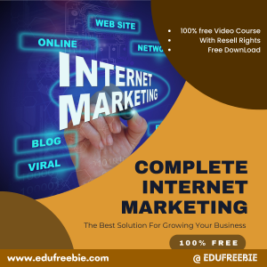 Read more about the article A complete marketing solution made easy for you in- “COMPLETE INTERNET MARKETING 2019-20 MADE EASY UPGRADE PACKAGE”- a 100% free video course with resell rights and is free to download. Your growth is directly proportional to your income. Get the right proportion with this amazing video course