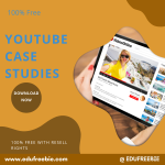 “YOUTUBE CASE STUDIES”- a 100% free video for everyone with resell rights and it is free to download  for easy money-making. This video will teach you the different ideas for making passive income. It’s a fantastic platform for you to do part-time work and make real money