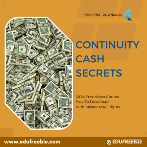 Read more about the article Make a fortune with this amazing video course “CONTINUITY CASH SECRETS“. You will learn the process of becoming a millionaire from this 100% free video course. Innovative ideas are shared in this video course, as we know one of the only ways to get out of a tight box is to invent your own way out. Click and watch this video course for finding a way to income