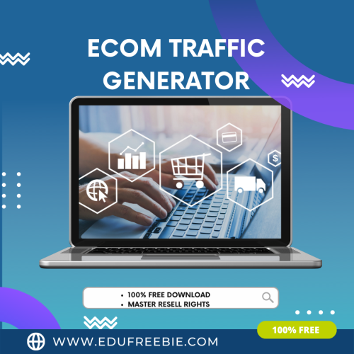 100% Free to Download video course “ECOM TRAFFIC GENERATOR” with Master Resell Rights will make you earn passive money by doing part-time work and you will discover the secrets to get huge passive money doing work from home