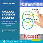 100% Free to Download Video Course “PRODUCT CREATION SUCCESS” with Master Resell Rights will help to build an online business without any investment and new techniques & expertise to make passive money online