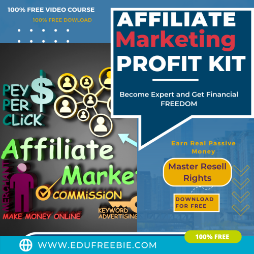 100% Free to Download Video Course  for everyone “Affiliate Marketing Profit Kit Video Upgrade” with Master Resell Rights is made by experts for making your lavish lifestyle and help you to get financial freedom