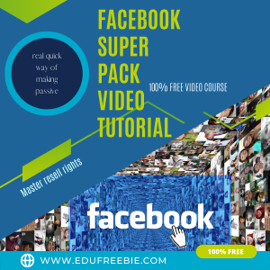 Read more about the article 100% Free to Download the video course “FACEBOOK SUPER PACK VIDEO TUTORIAL” with Master Resell Rights to make your millionaire within a month and you will create your own way of making real passive money