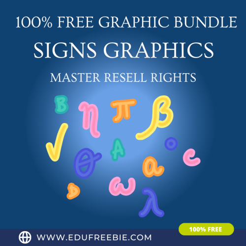 100% Free to download graphics of “Signs” with master resell rights is for commercial use as well as for personal use