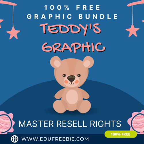 100% free “Teddy” graphics with master resell rights are of 4K quality and are a creative source of design that will inspire you to design your surroundings