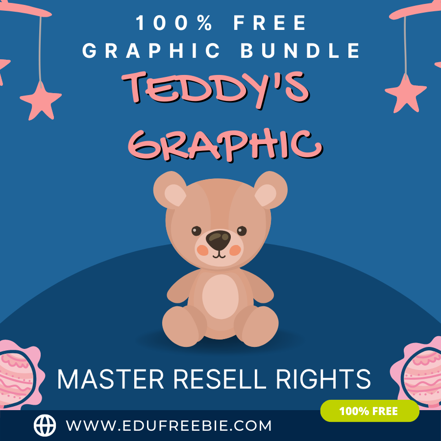 You are currently viewing 100% free “Teddy” graphics with master resell rights are of 4K quality and are a creative source of design that will inspire you to design your surroundings