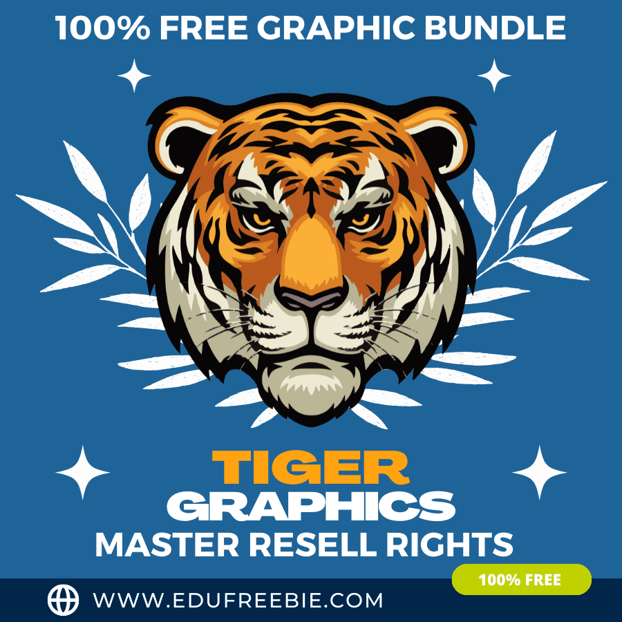 You are currently viewing 100% free “Tiger” graphics with master resell rights are of 4K quality and are a creative source of design that will inspire you to design your surroundings