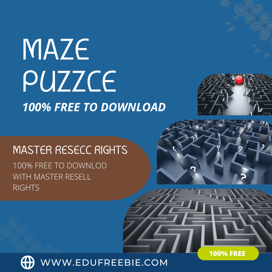 You are currently viewing 100% free to download Maze Puzzle with master resell rights. You can sell these Maze Puzzle as you want or offer them for free to anyone