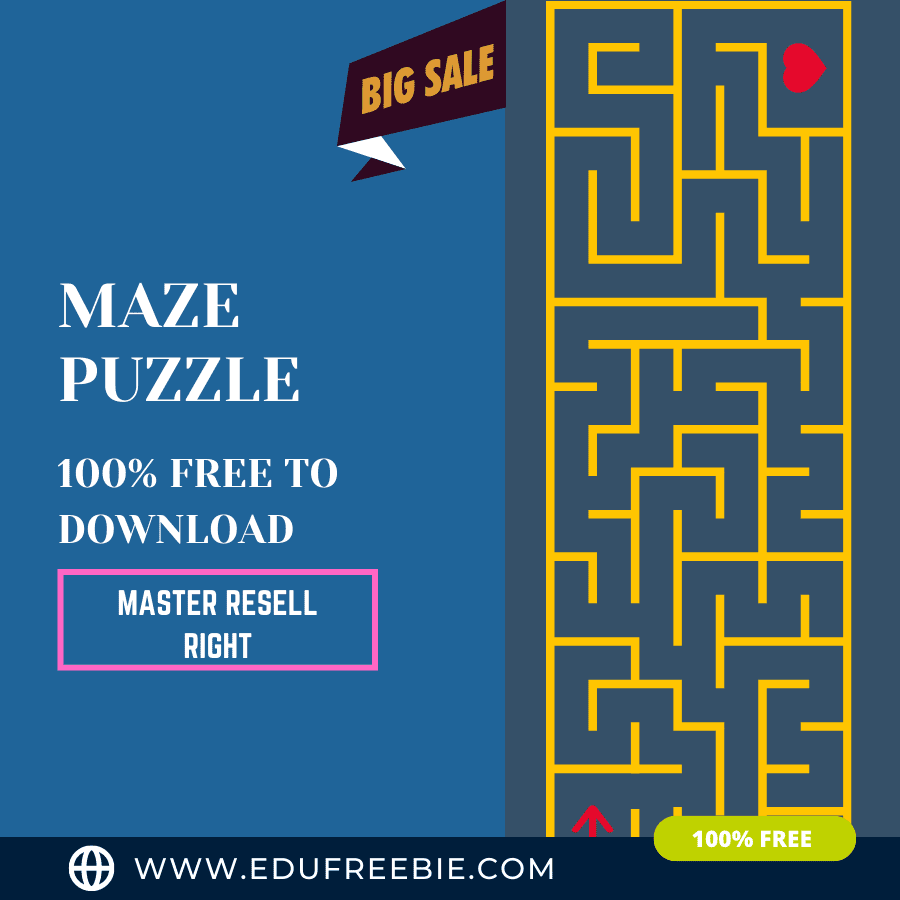 You are currently viewing 100% free to download Maze Puzzle with master resell rights. You can sell these Maze Puzzle as you want or offer them for free to anyone