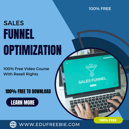100% Free to Download Video Course “Sales Funnel Optimization Strategies Video Upgrade” will  help you to know the secret of quick earning by optimizing your sales funnel and you will spin passive money