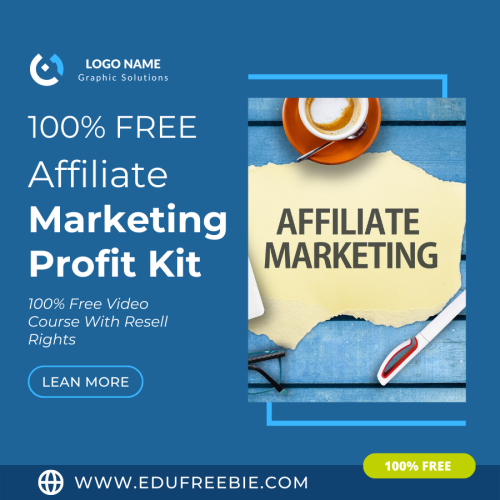 100% Free to Download Video Course with Master Resell Rights “Affiliate Marketing Profit Kit Video Training” is a way to make earn limitless passive money and have your own profitable business online