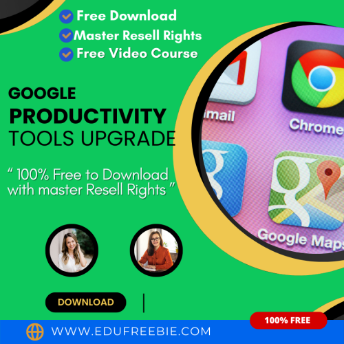 100% free video course “Google Productivity Tools Upgrade Package”. This video has to resell rights and is free to download. Generate cash daily with a single click. This video course will bring you money and fame