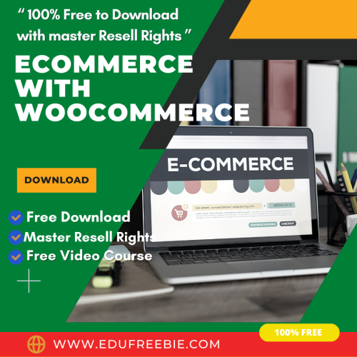 100% Free Video Course “eCommerce With WooCommerce” with Master Resell Rights to reveal a brand new secret to learn the easiest steps to build a profitable business of your own