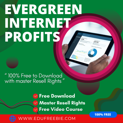 100% Free to Download Video Course “Evergreen Internet Profits Upgrade Package” with Master Resell which will help you to trade successfully online and get financial freedom