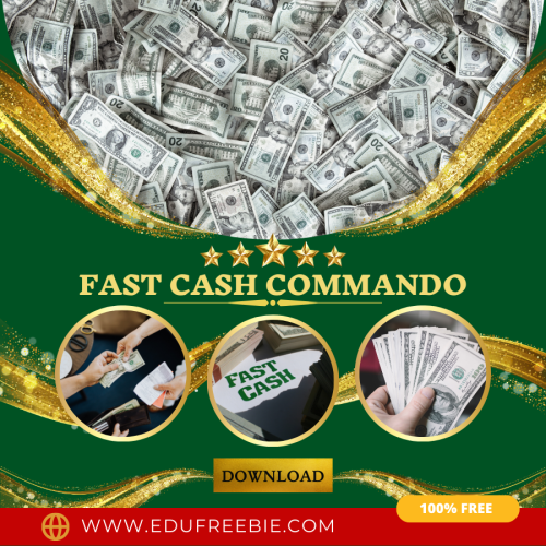 100% Free Video Course “Fast Cash Commando SECRETS ” with Master Resell Rights is here to give you chance to work part-time from your home