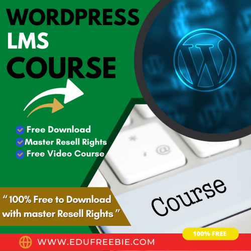 100% Free to download the video course “WordPress LMS Course” with master resell rights to get educated for learning the fresh way to become a MILLIONAIRE