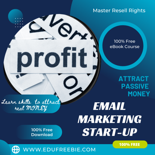 100% free to download the “Email Marketing Start-Up” Ebook. This ebook is 100% free for you with resell rights and free downloading