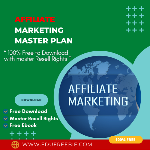 100% free download ebook made for you “Affiliate Marketing Master Plan” with Master Resell Rights. Brand new technique to become a full–time entrepreneur while working part-time to make passive money through this mind-altering ebook