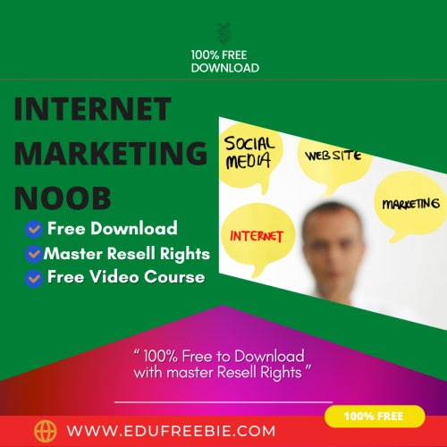 100% Free to download the Video Course “INTERNET MARKETING NOOB UPGRADE PACKAGE” with Master Resell through which you will Find the latest technique for earning money