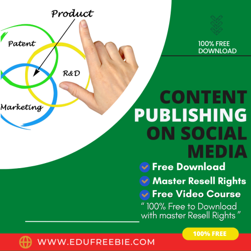 100% Free to Download Video Course “CONTENT PUBLISHING ON SOCIAL MEDIA” with Master Resell Rights will educate you on a method that mixes rightly with your personality and your skills