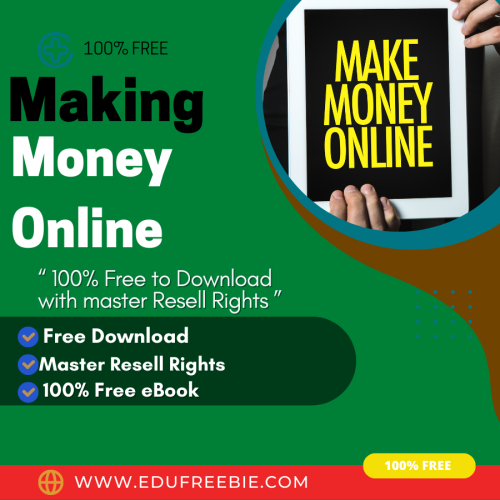 100% Free to Download eBook “Making Money Online” with Master Resell which has the secret to a new lucrative business idea to make Real money online