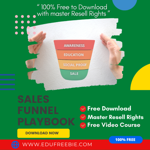 100% Free to Download Video Course “Sales Funnel Playbook” with Master Resell reveals the secret to earning real passive money working from home