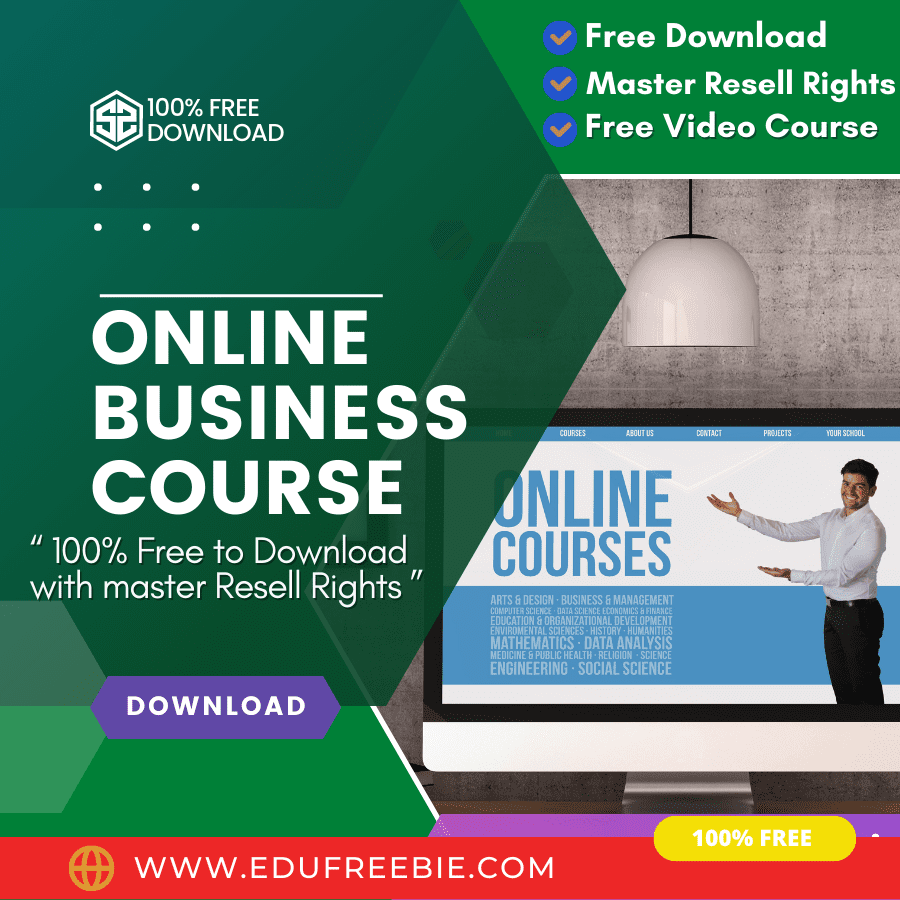 100% Free Video “Online Business Course”EduFreeBie