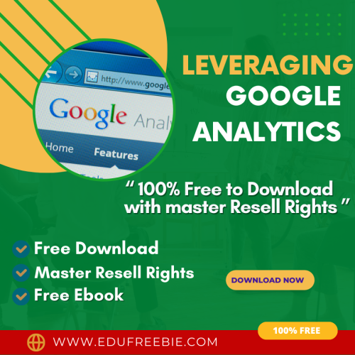 100% free download ebook “Leveraging Google Analytics” with Master Resell Rights. Find your own way to create passive money by doing part-time work. You will learn the steps to becoming rich just in a day