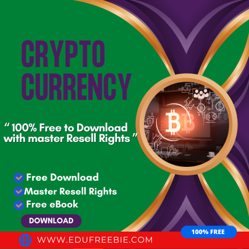 100% Free to Download eBook with Master Resell Rights “Cryptocurrency – Recommended Coins and Purposes” will tell you a way to make earn limitless passive money and build your own profitable business online