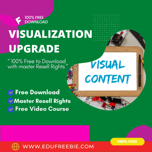 100% Free Real Video Course with Master Resell Rights “A BEGINNER’S GUIDE TO VISUALIZATION UPGRADE PACKAGE” reveals The business idea is to get started instantly with money-making potential